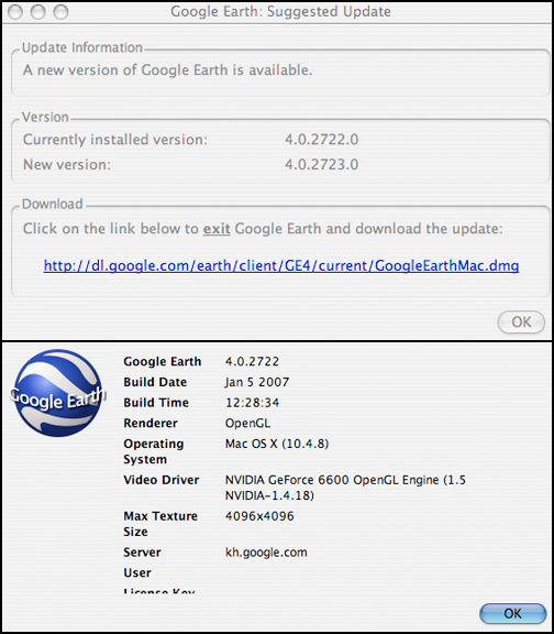 google pulls google earth for mac