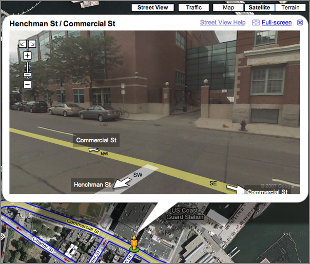 Google Maps StreetView